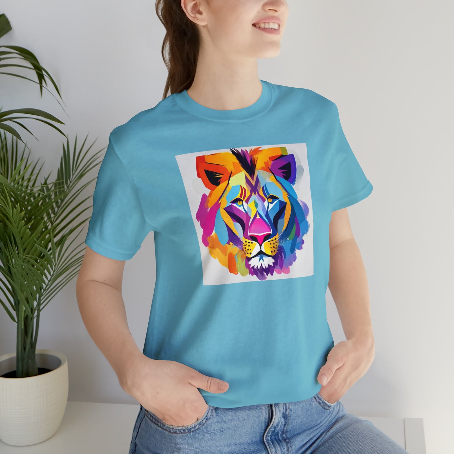 Lion Color Block Tee