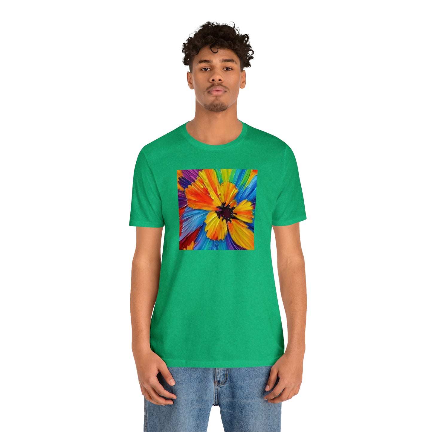 Oil Painted Flower Tee