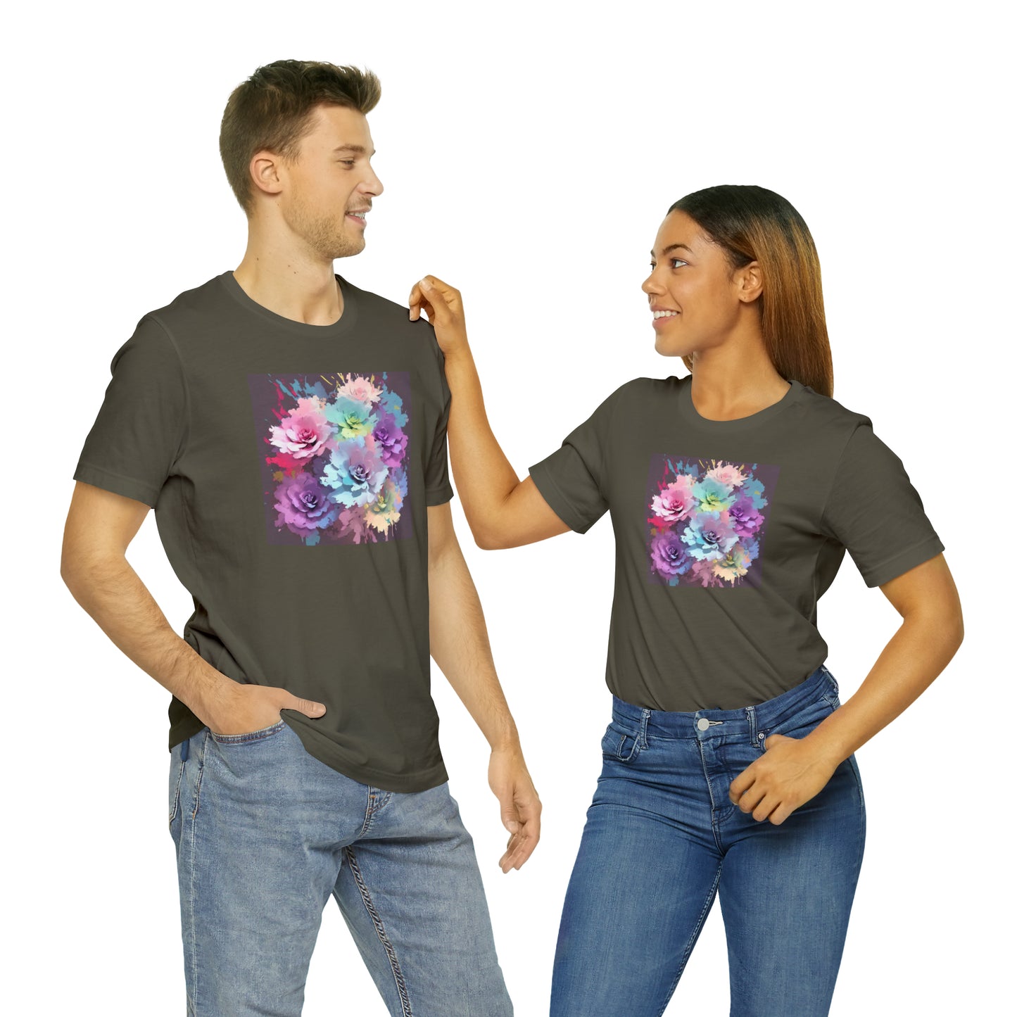 Watercolor Flowers Tee