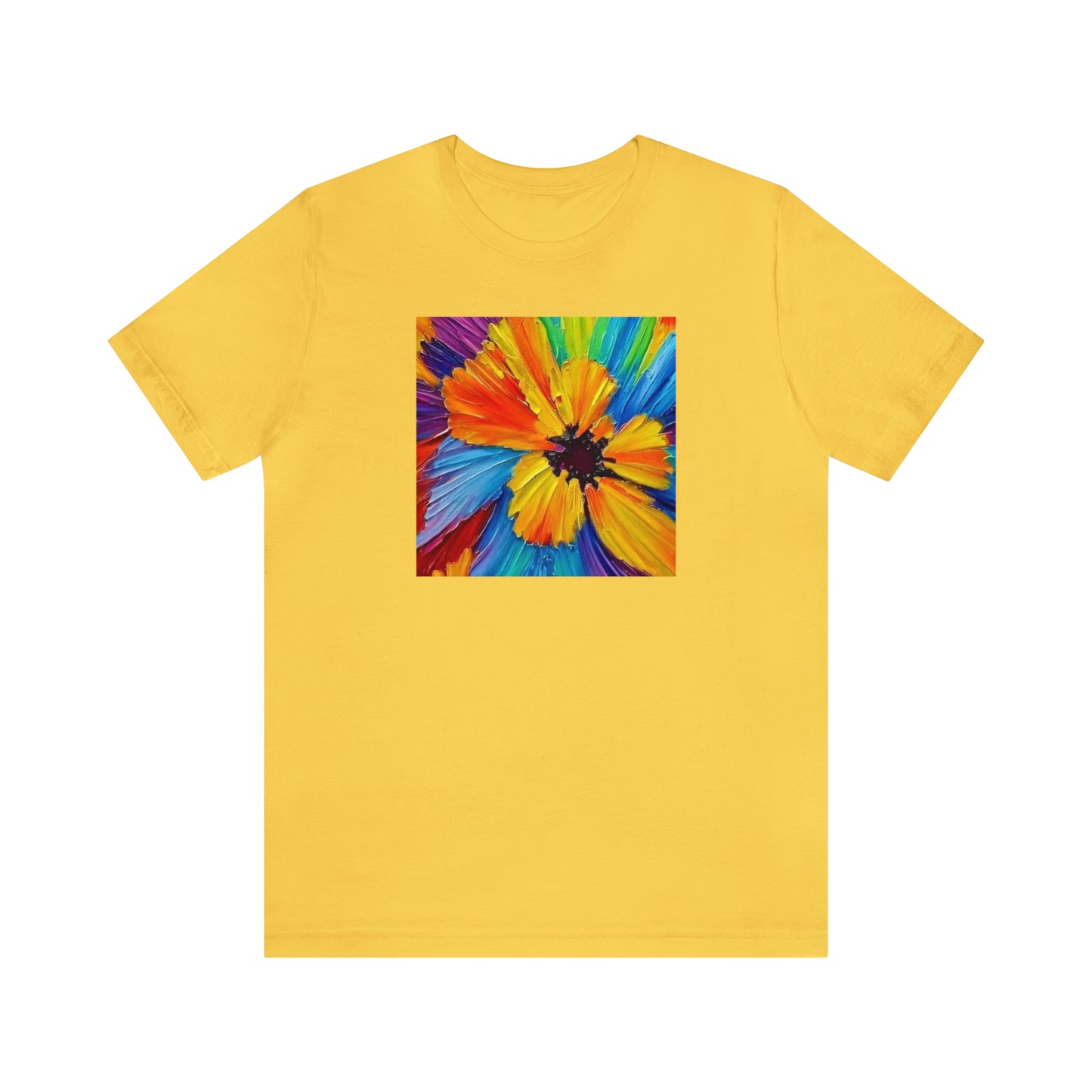 Oil Painted Flower Tee