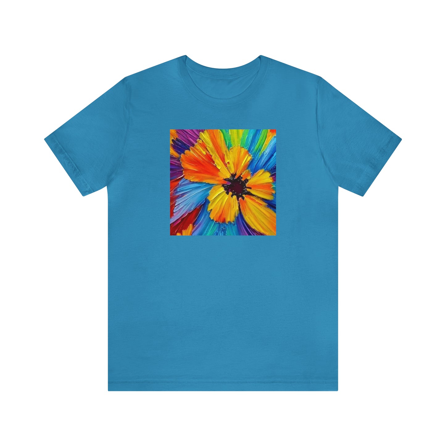 Oil Painted Flower Tee