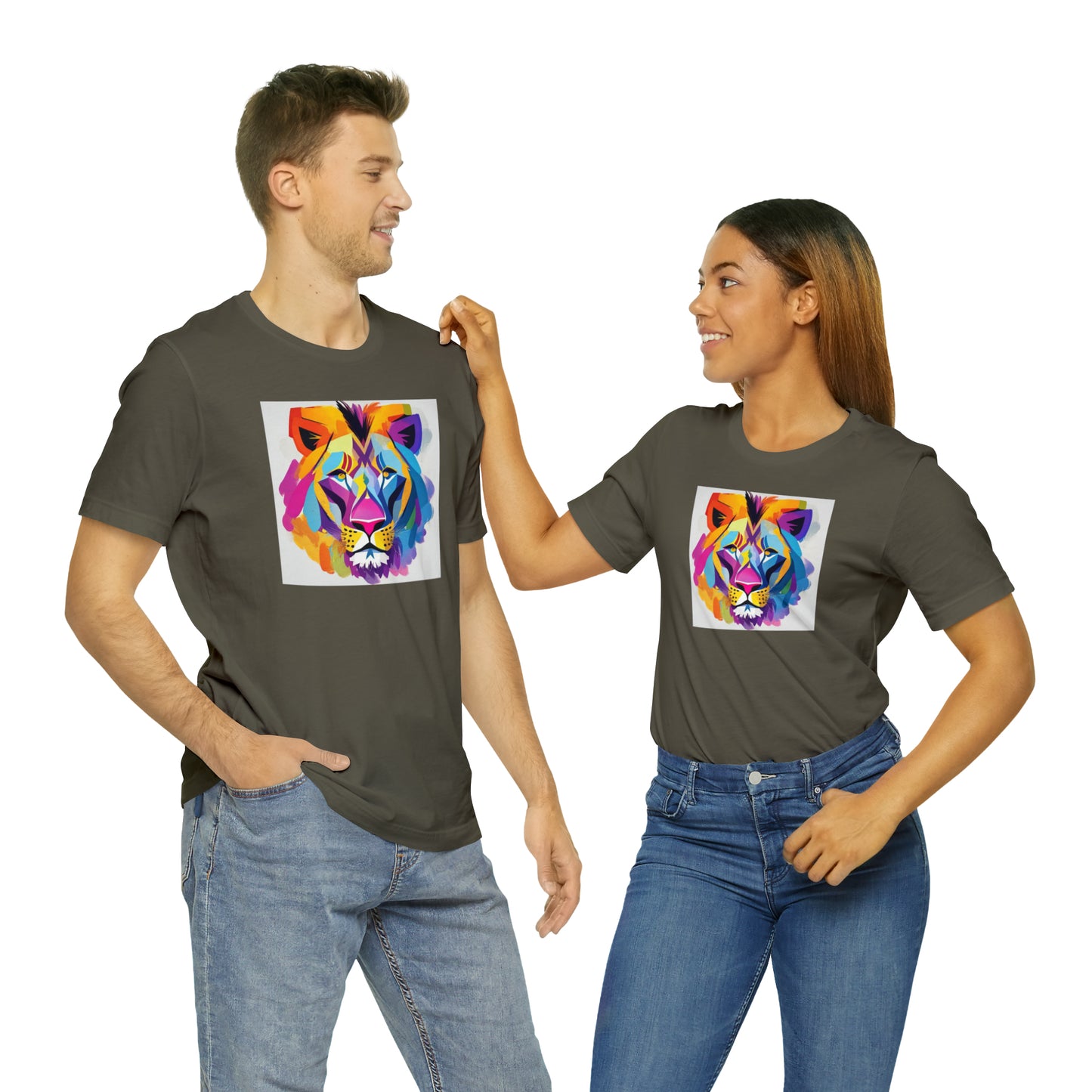 Lion Color Block Tee
