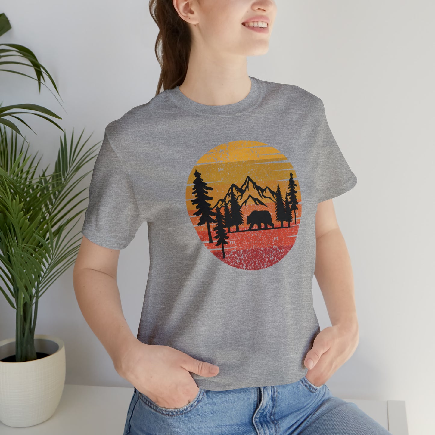 Sunset Bear Tee