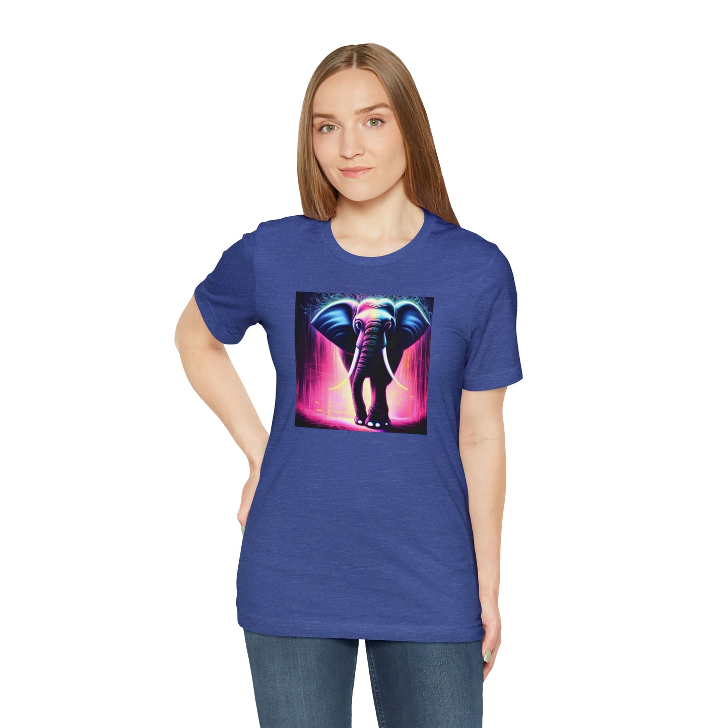 Pink Rain Elephant Tee