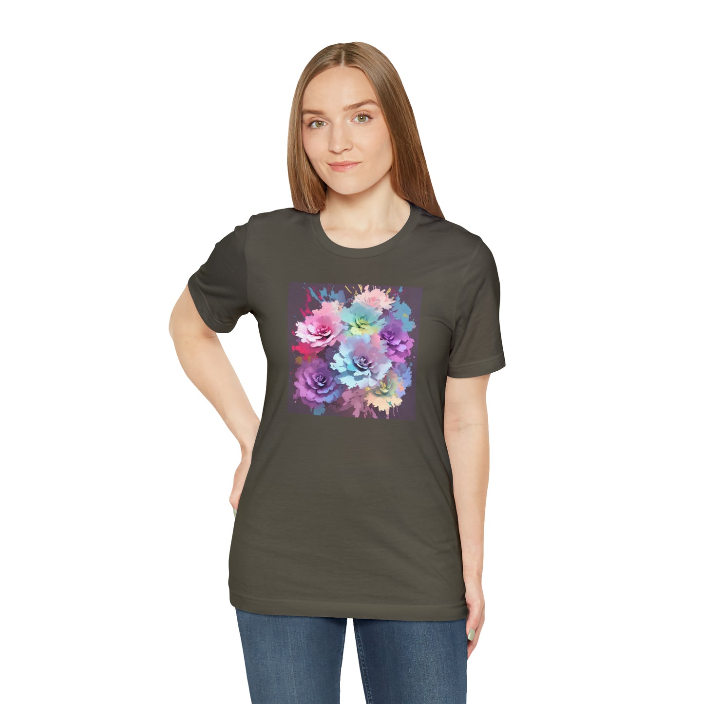 Watercolor Flowers Tee