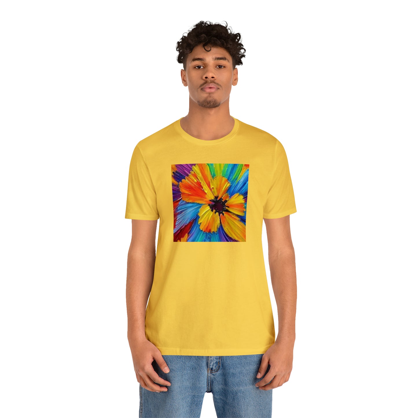 Oil Painted Flower Tee