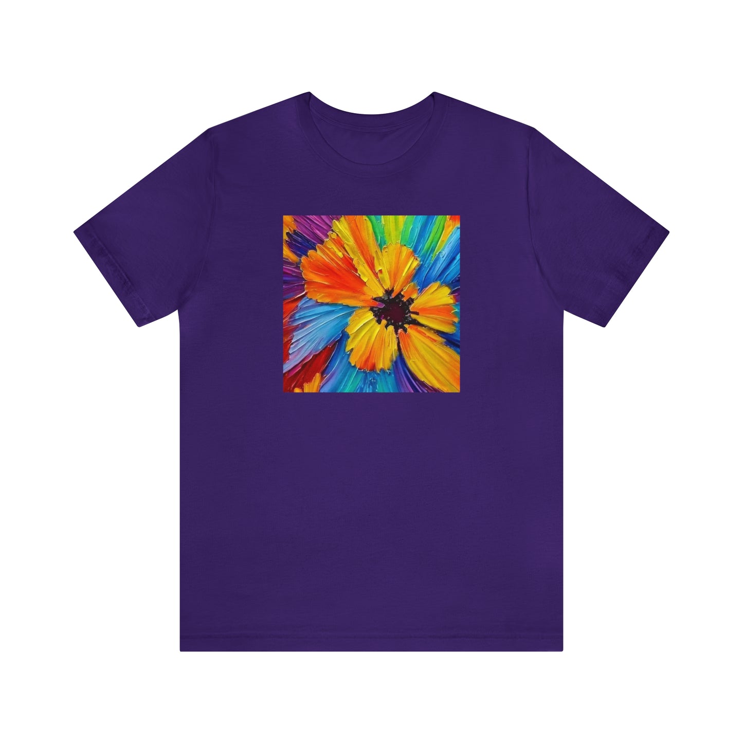 Oil Painted Flower Tee