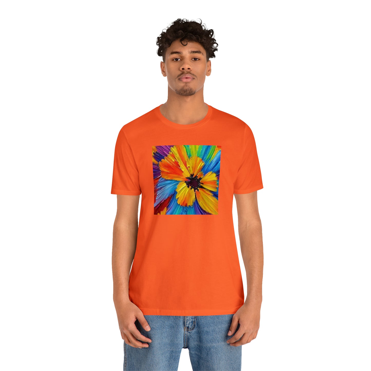 Oil Painted Flower Tee