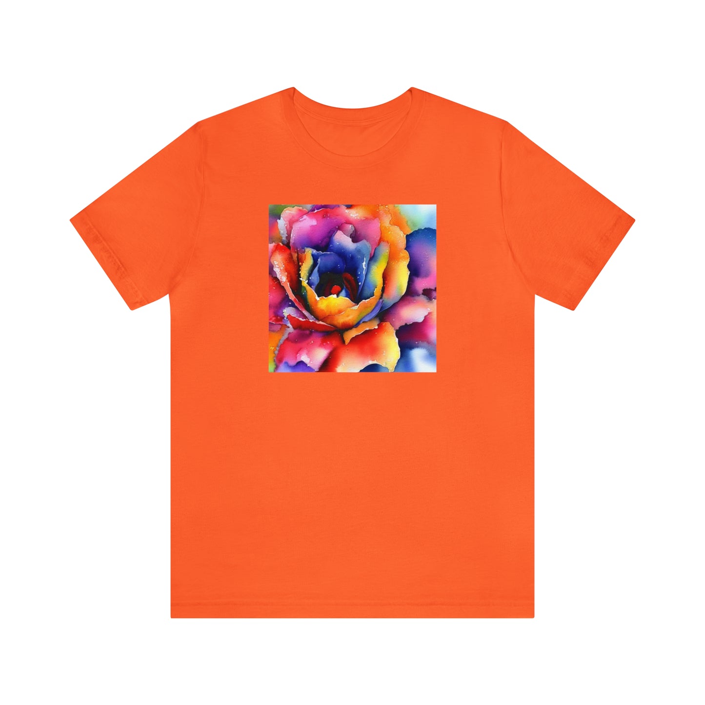 Open Watercolor Flower Tee