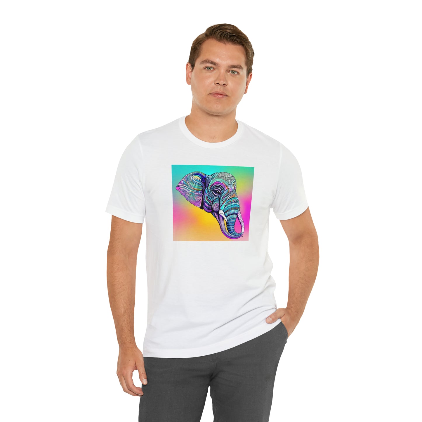 Hypnotic Elephant Head Tee