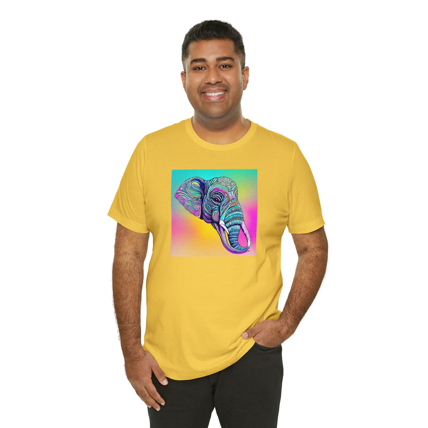 Hypnotic Elephant Head Tee