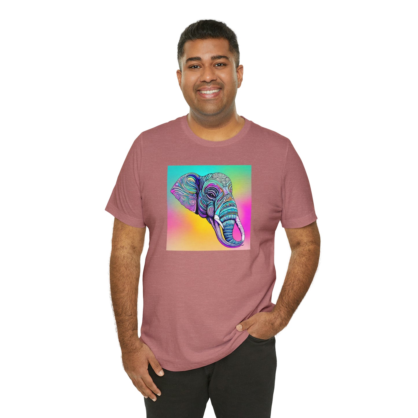 Hypnotic Elephant Head Tee