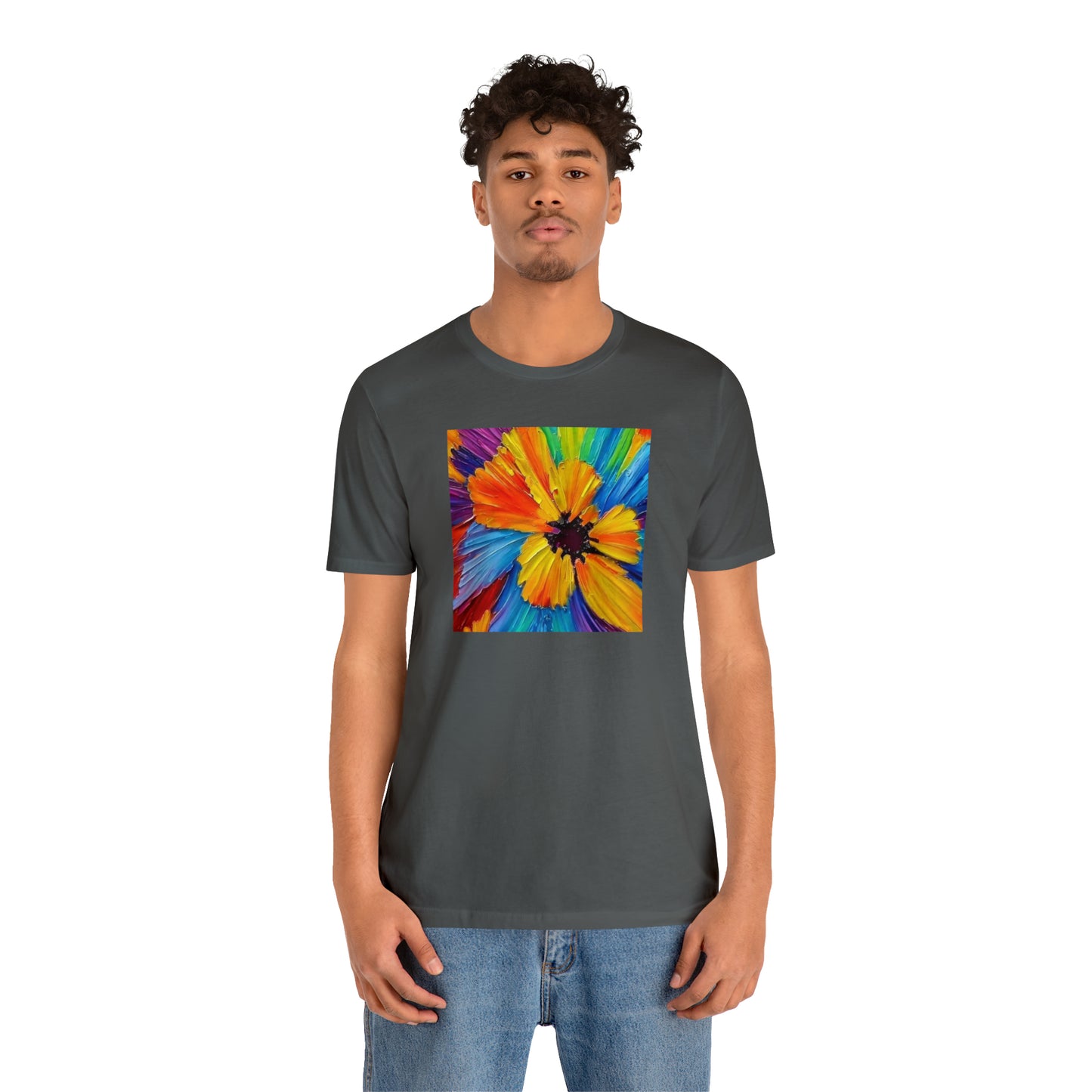 Oil Painted Flower Tee