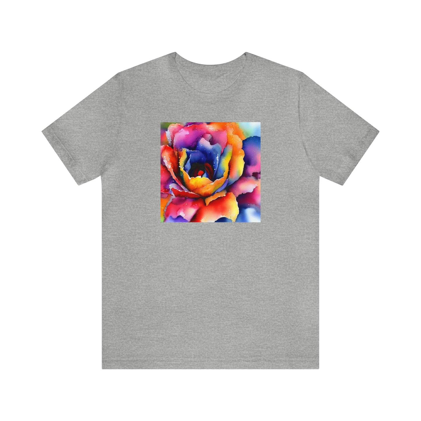 Open Watercolor Flower Tee