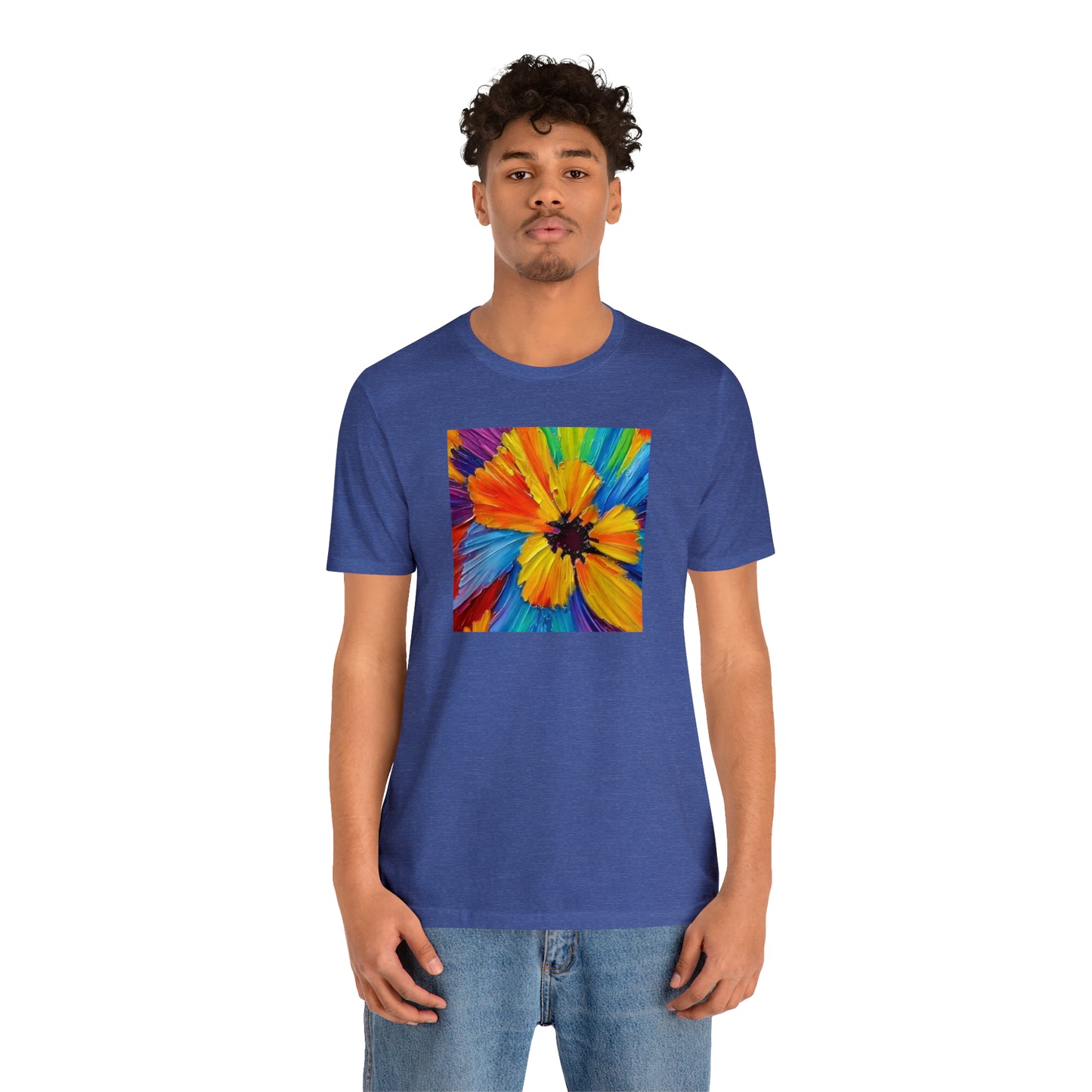 Oil Painted Flower Tee