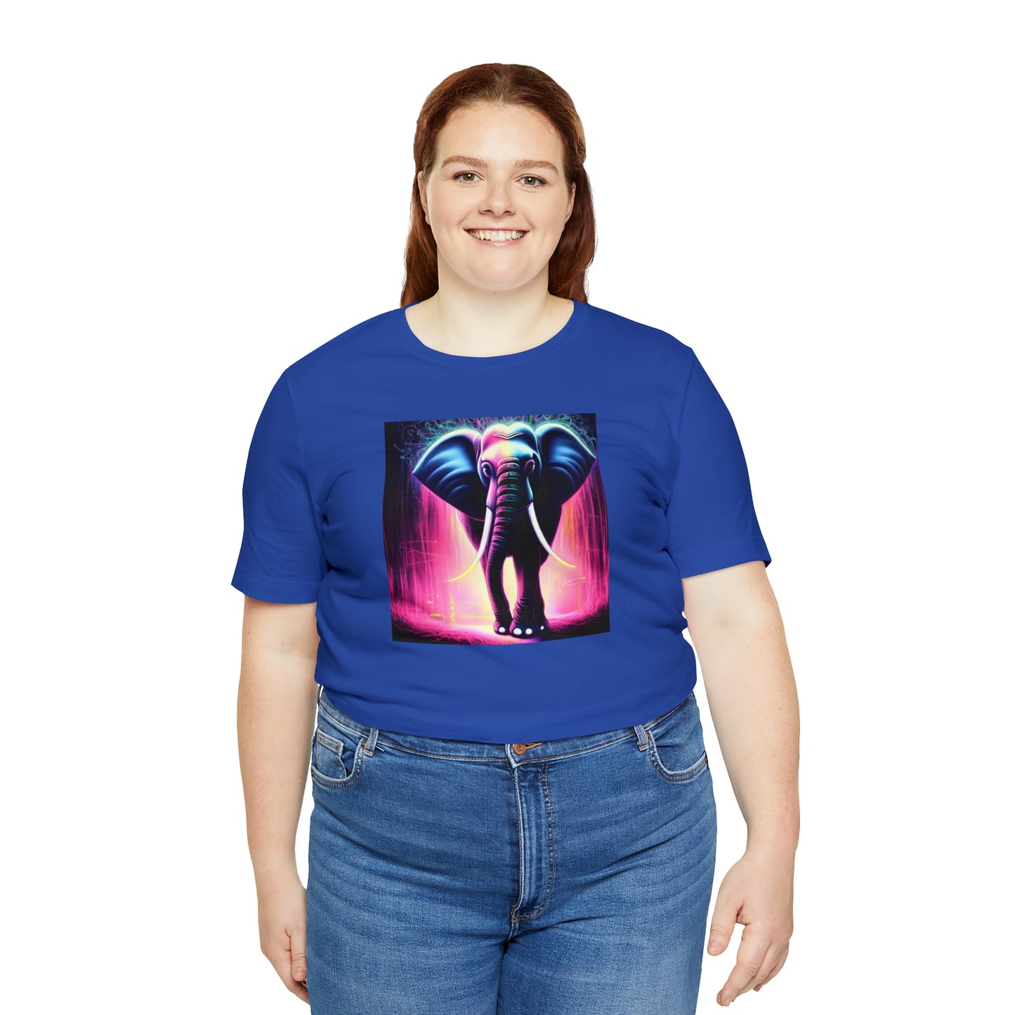 Pink Rain Elephant Tee