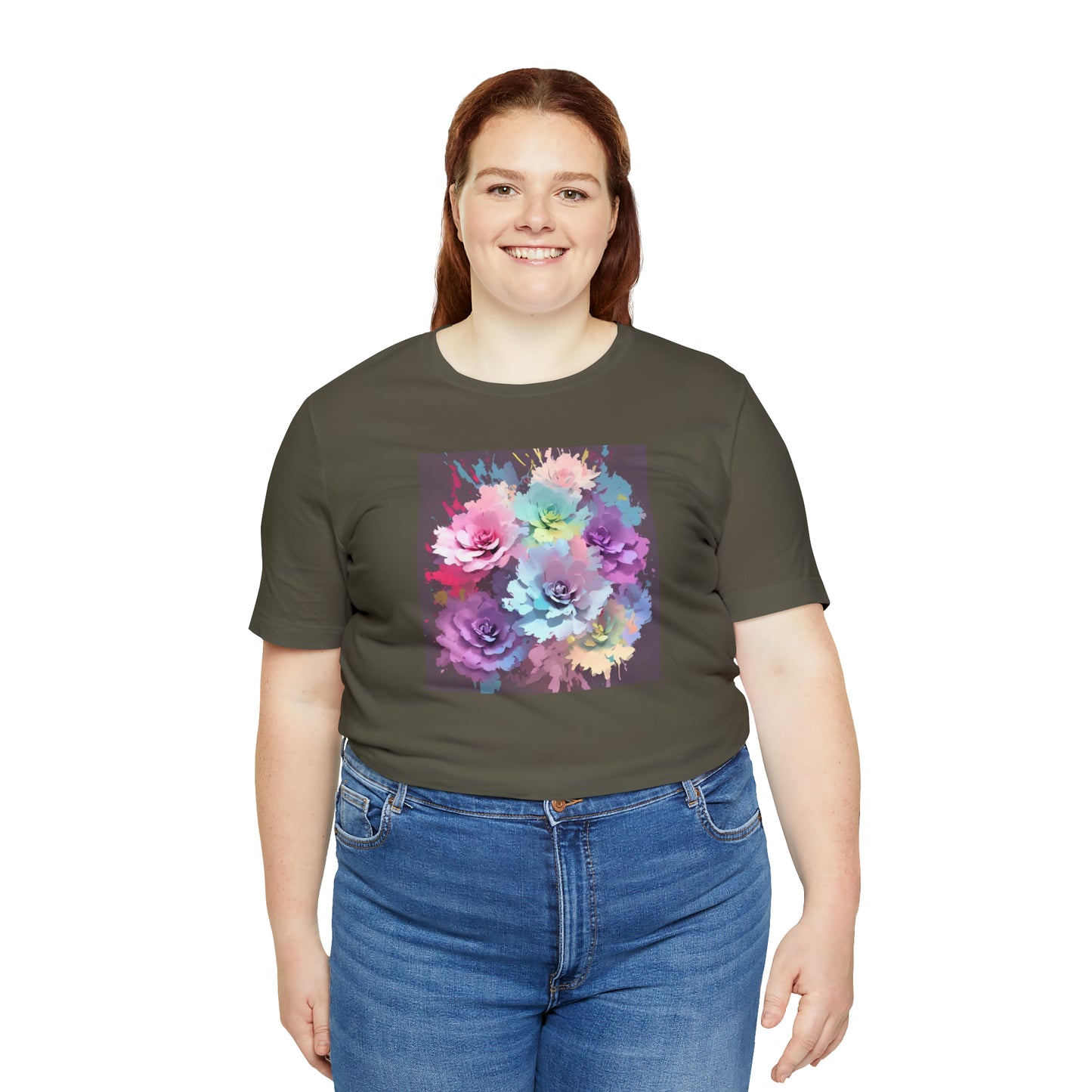 Watercolor Flowers Tee