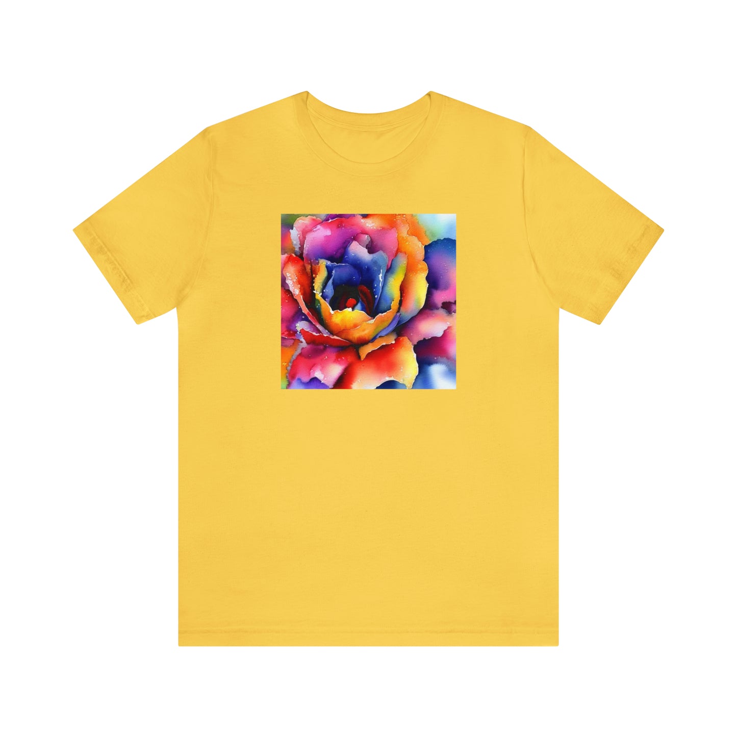 Open Watercolor Flower Tee