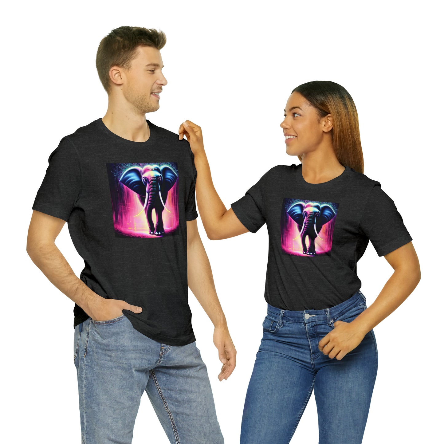 Pink Rain Elephant Tee