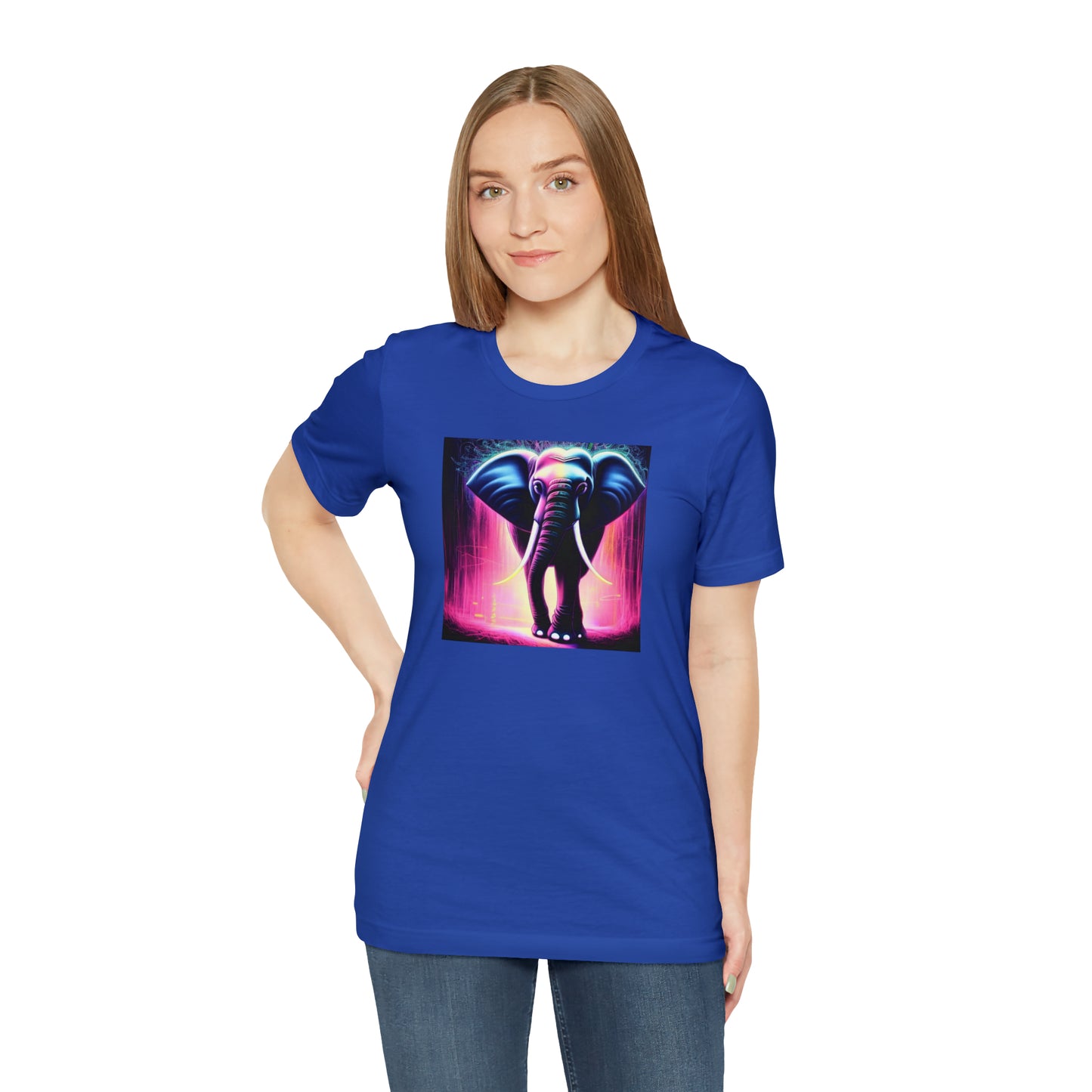 Pink Rain Elephant Tee