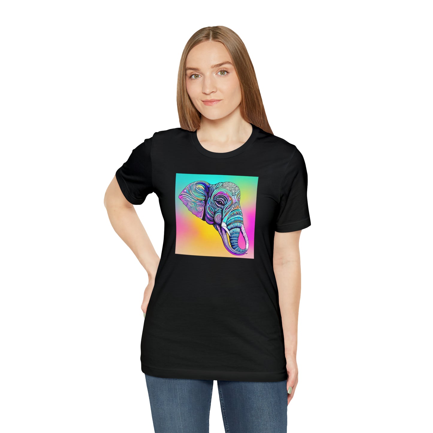 Hypnotic Elephant Head Tee