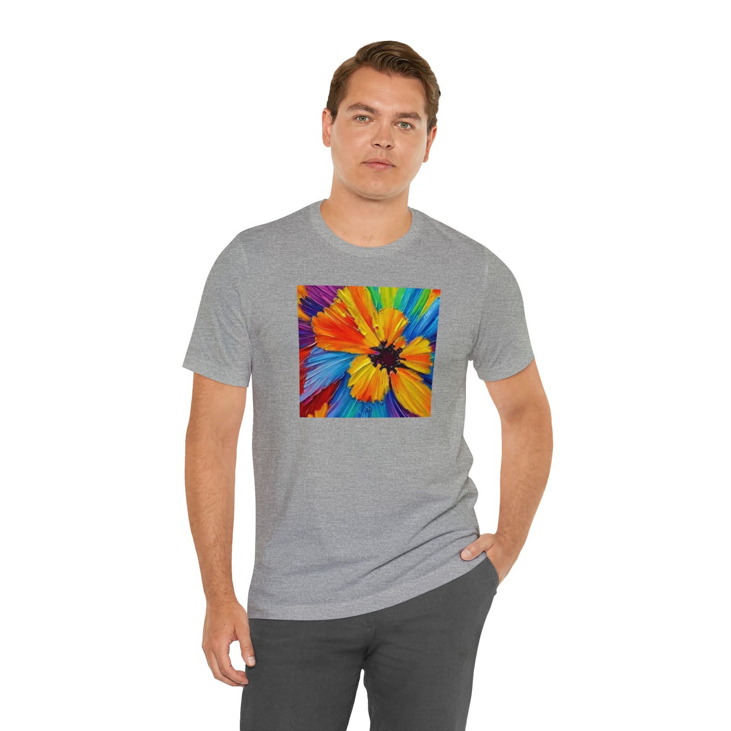 Oil Painted Flower Tee