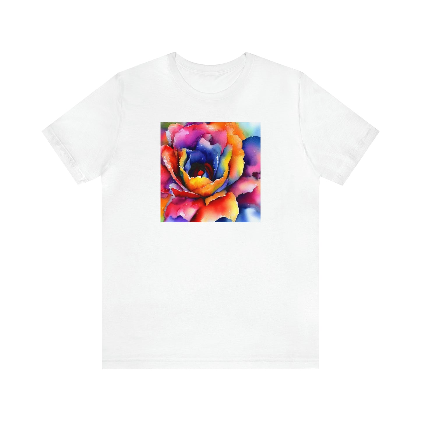 Open Watercolor Flower Tee