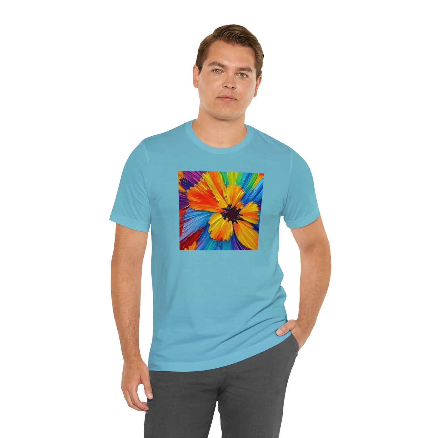 Oil Painted Flower Tee