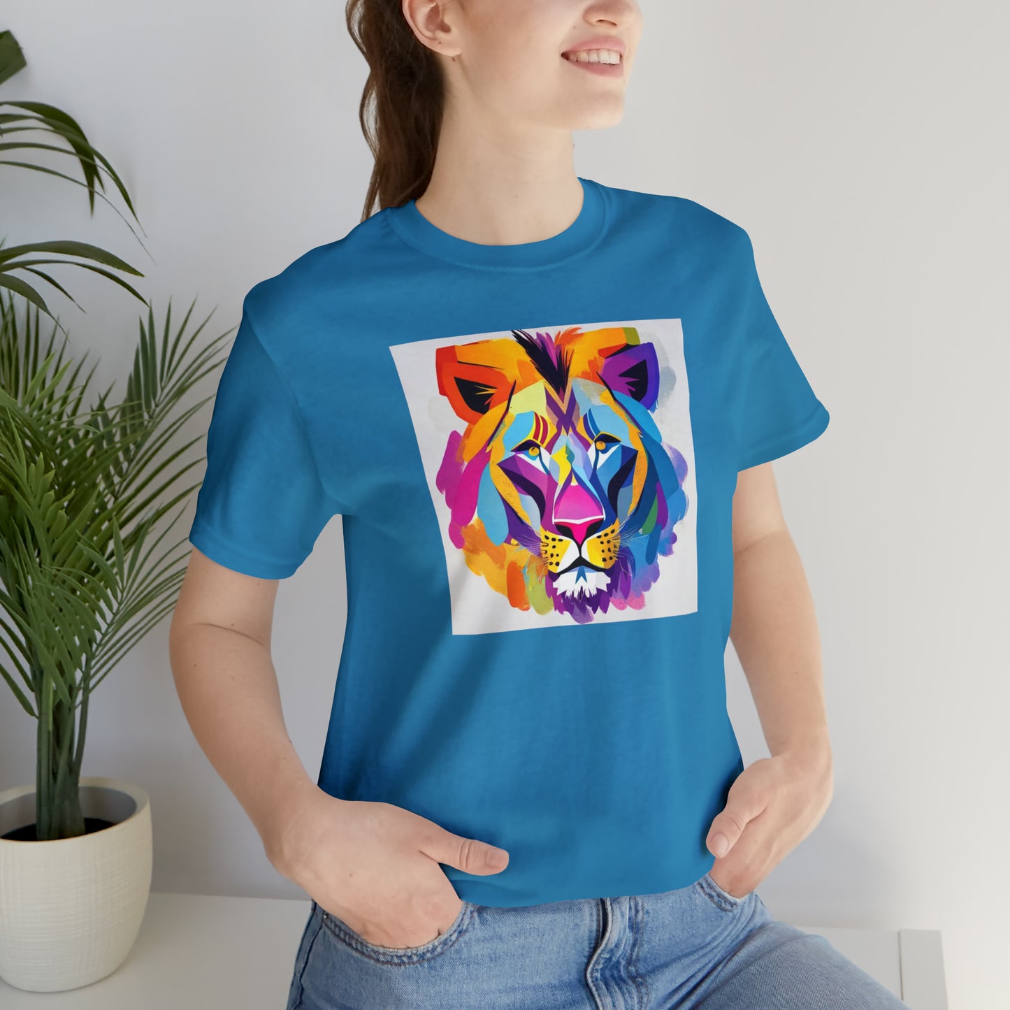 Lion Color Block Tee