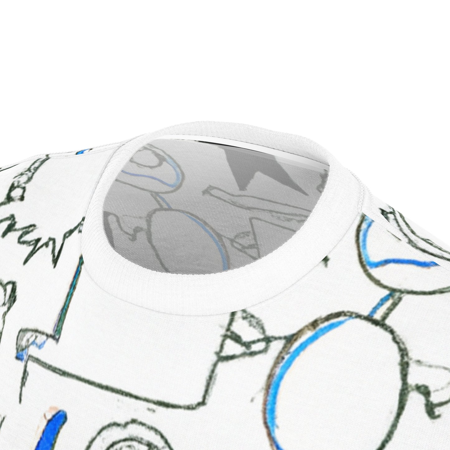 Blue Doodles Tee (AOP)