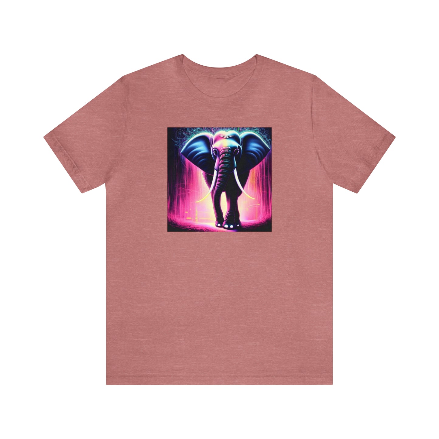 Pink Rain Elephant Tee