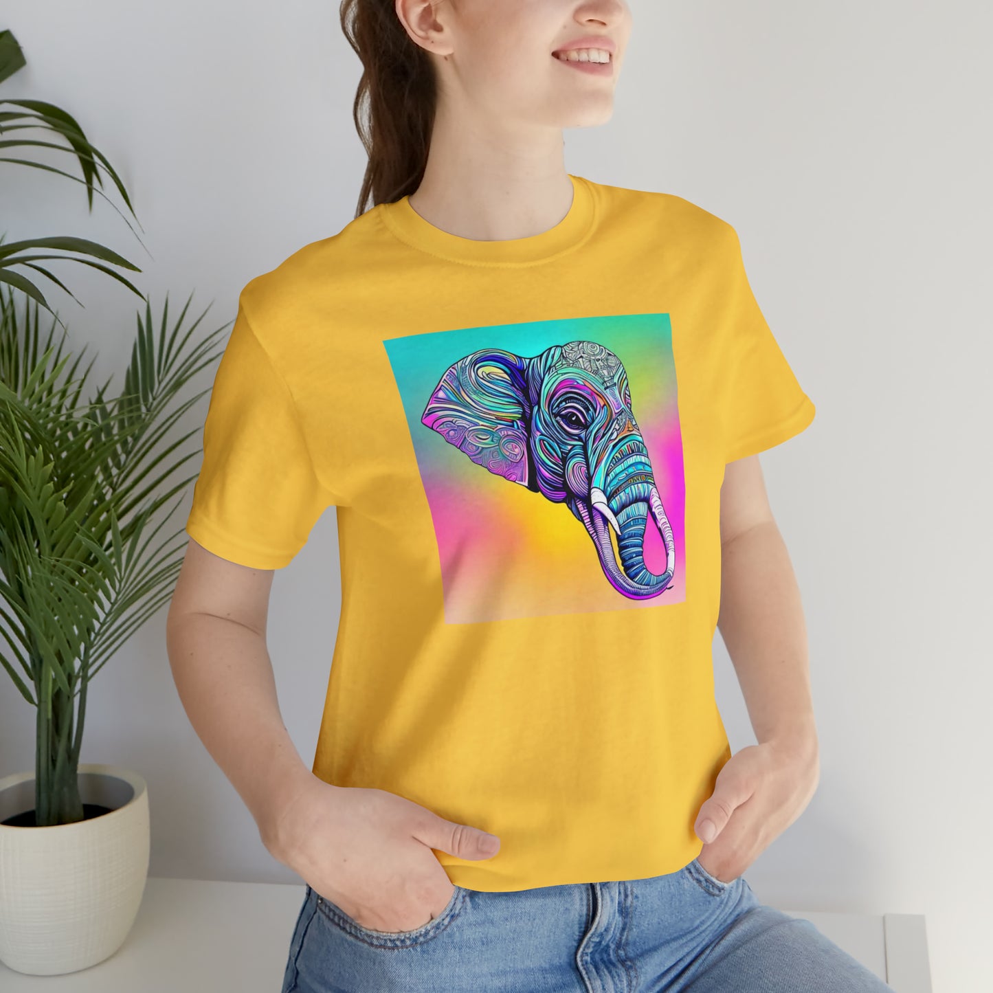 Hypnotic Elephant Head Tee