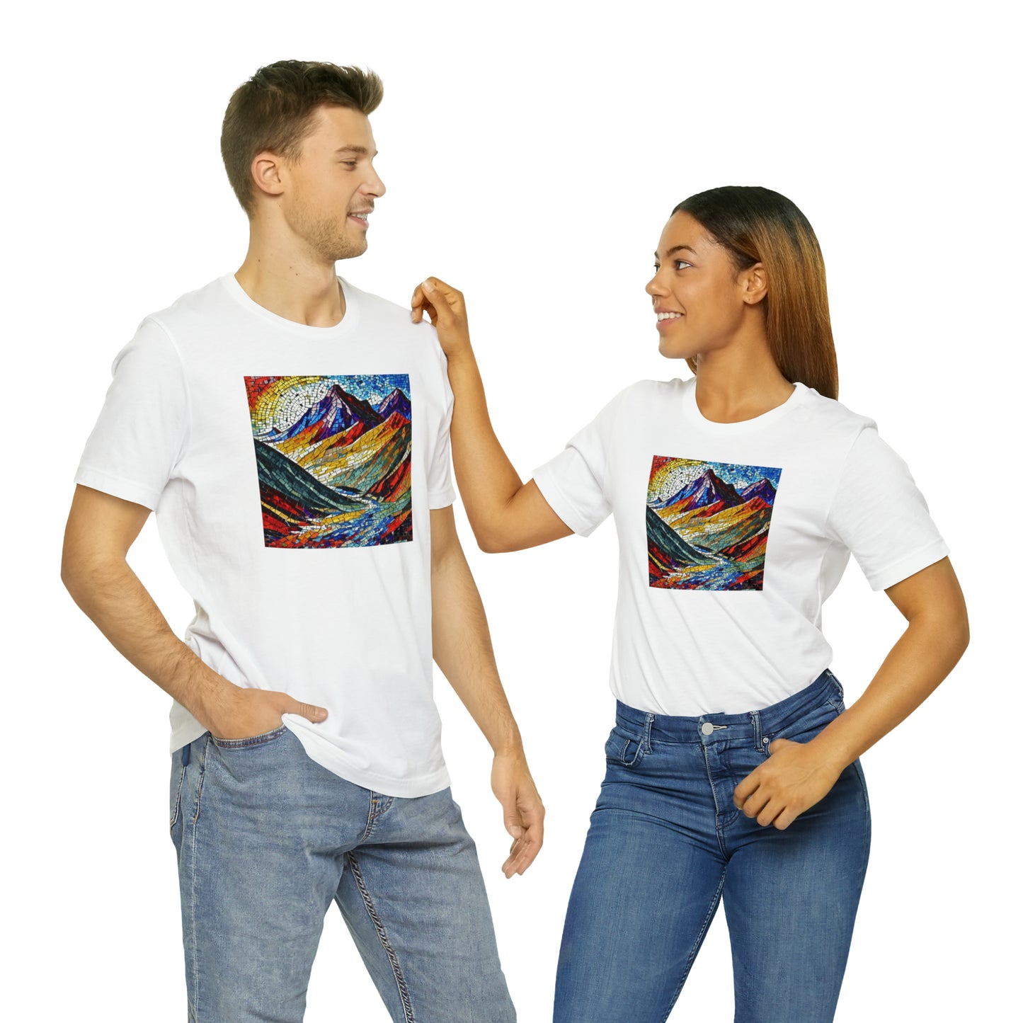 Mosaic Mountains Tee