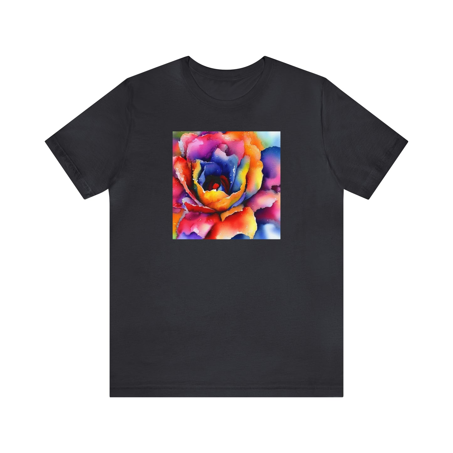 Open Watercolor Flower Tee