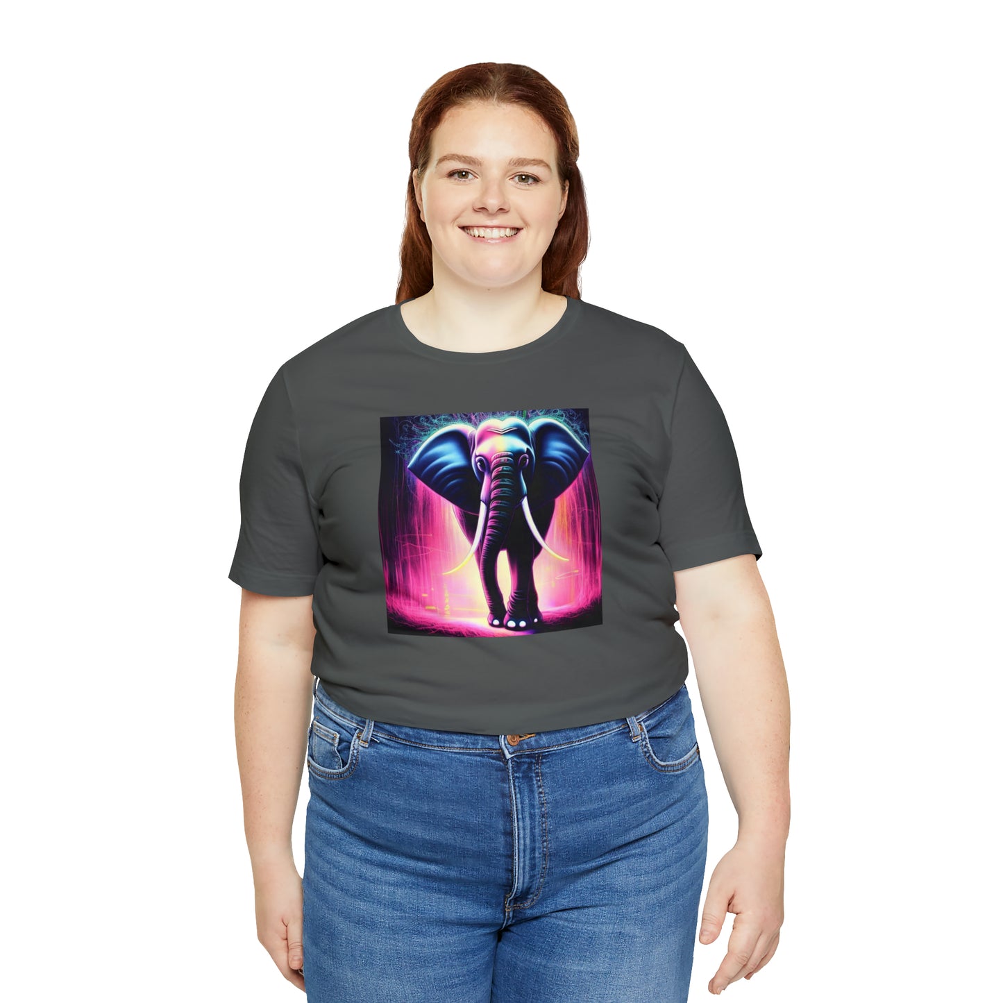 Pink Rain Elephant Tee