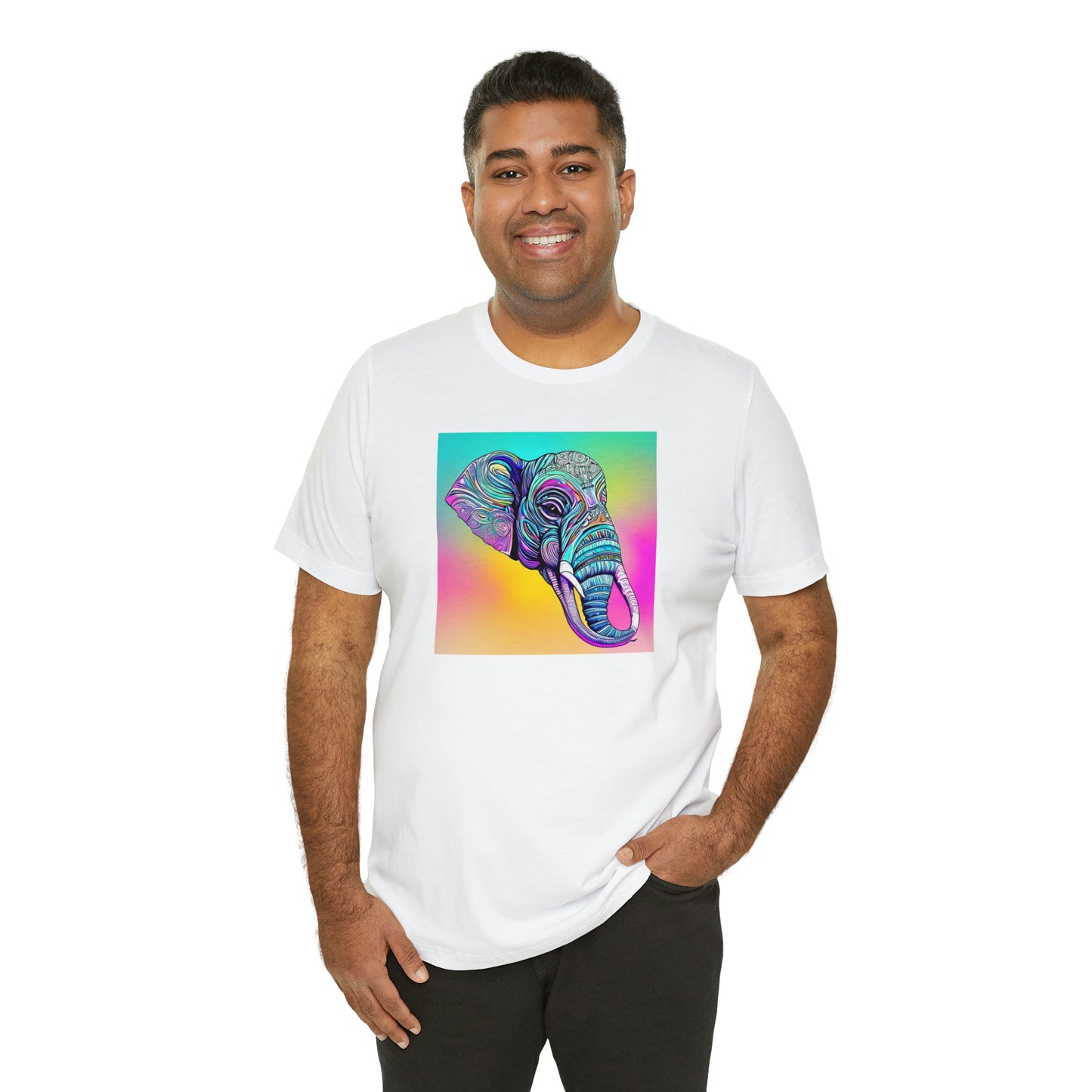 Hypnotic Elephant Head Tee