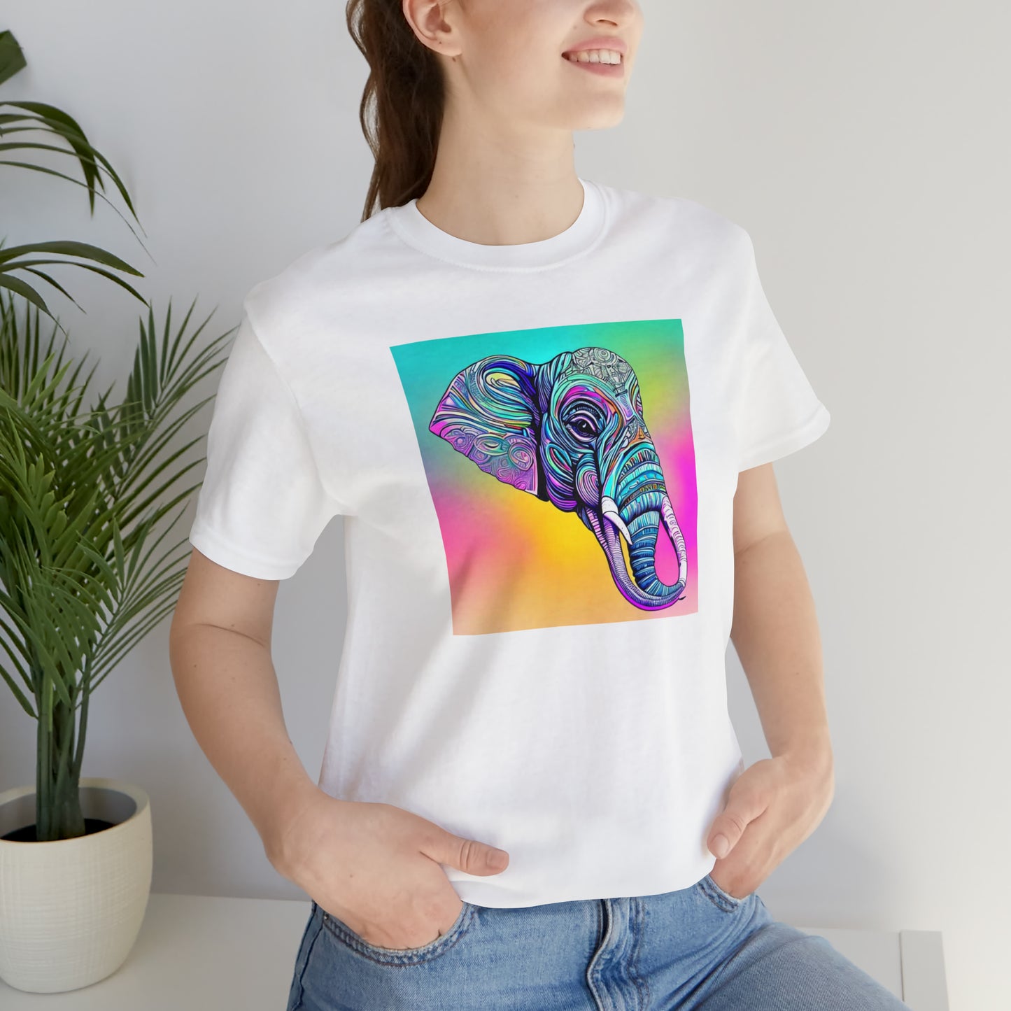 Hypnotic Elephant Head Tee