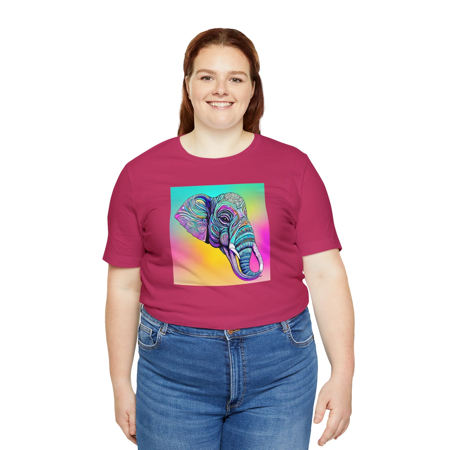 Hypnotic Elephant Head Tee