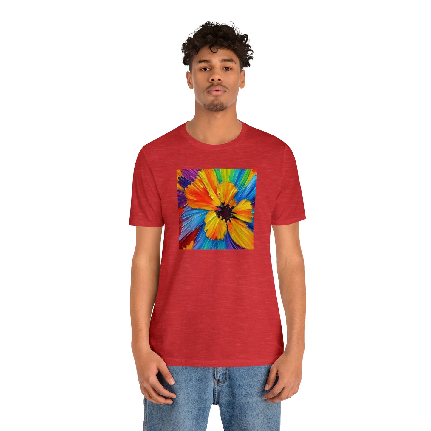 Oil Painted Flower Tee
