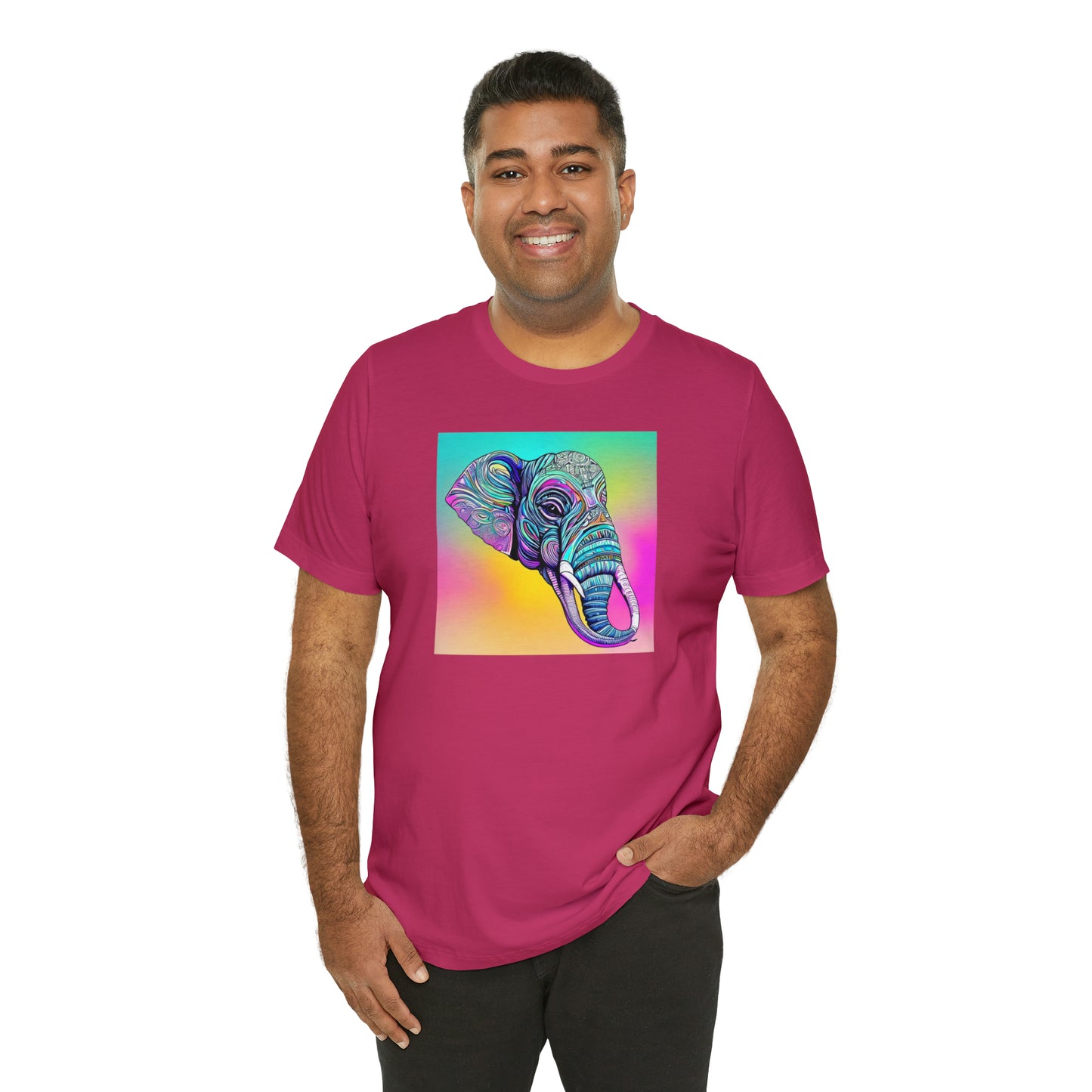 Hypnotic Elephant Head Tee