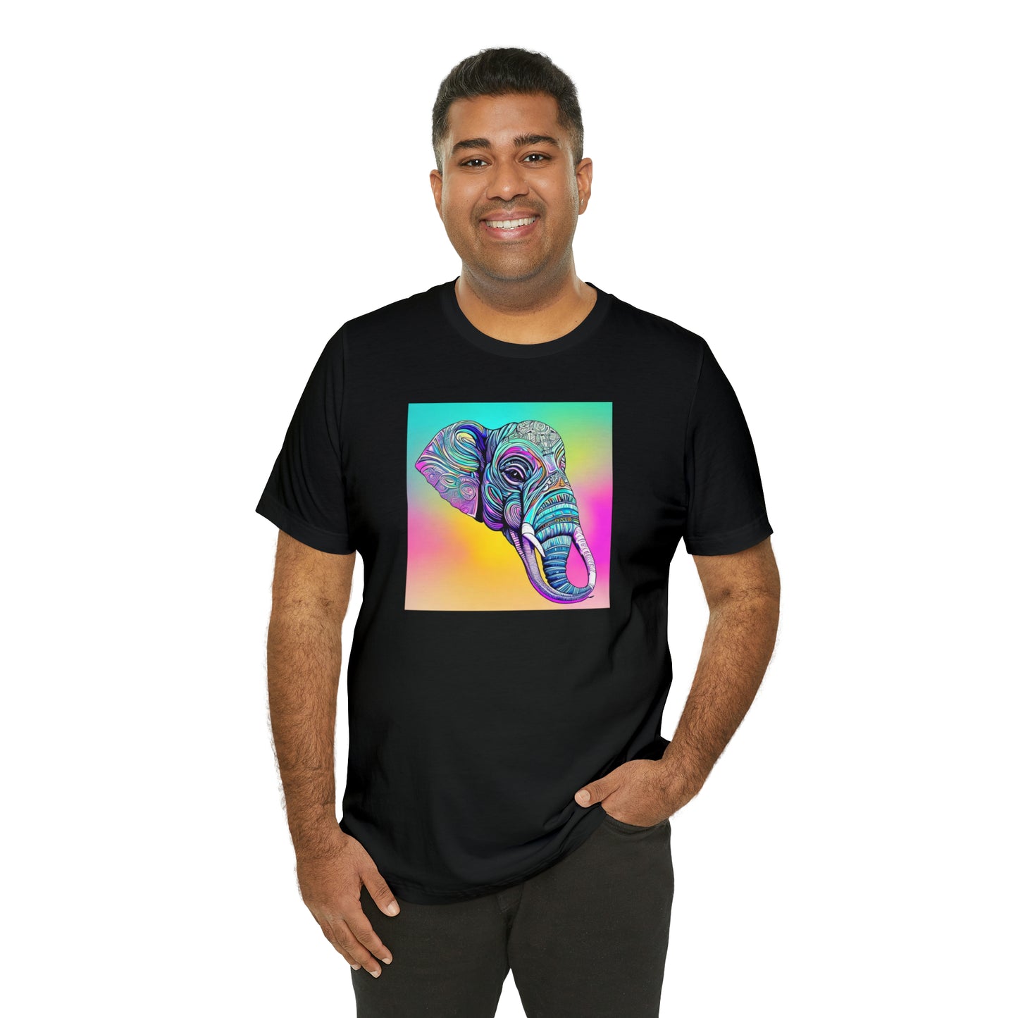 Hypnotic Elephant Head Tee