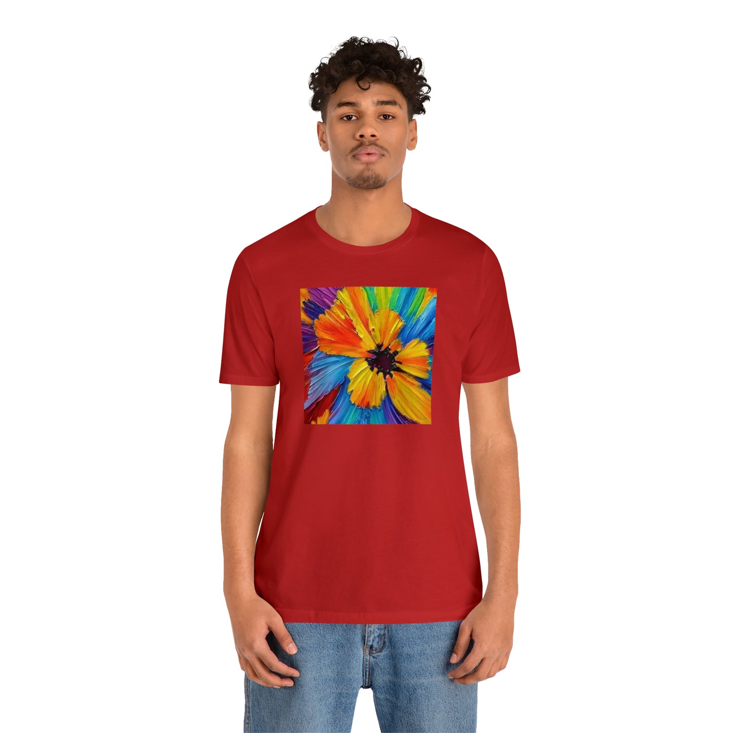 Oil Painted Flower Tee