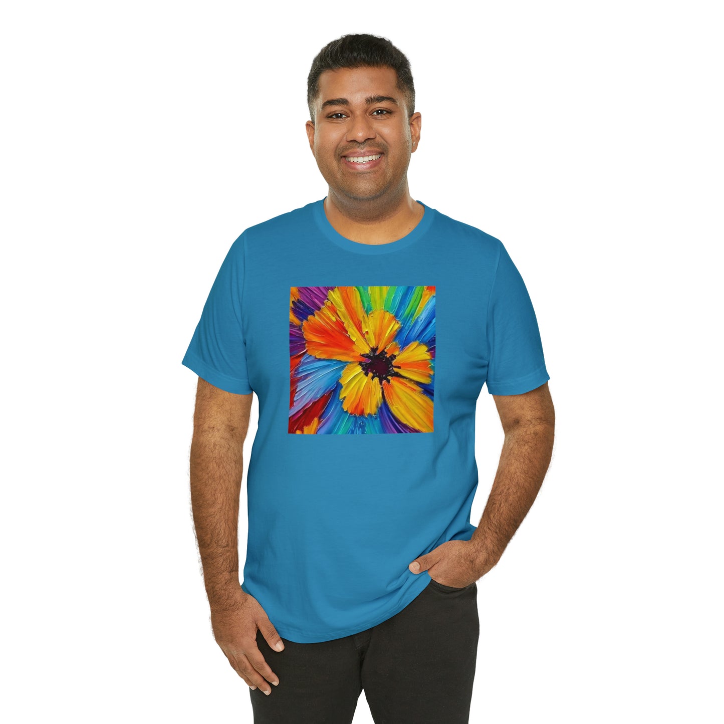 Oil Painted Flower Tee