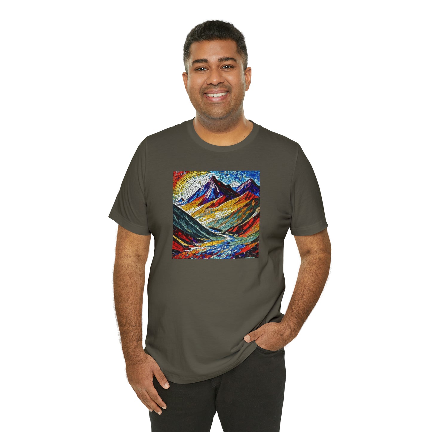 Mosaic Mountains Tee