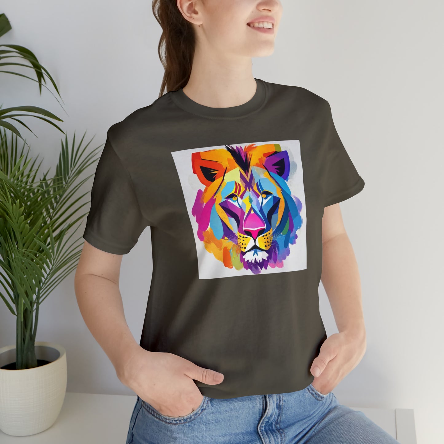 Lion Color Block Tee
