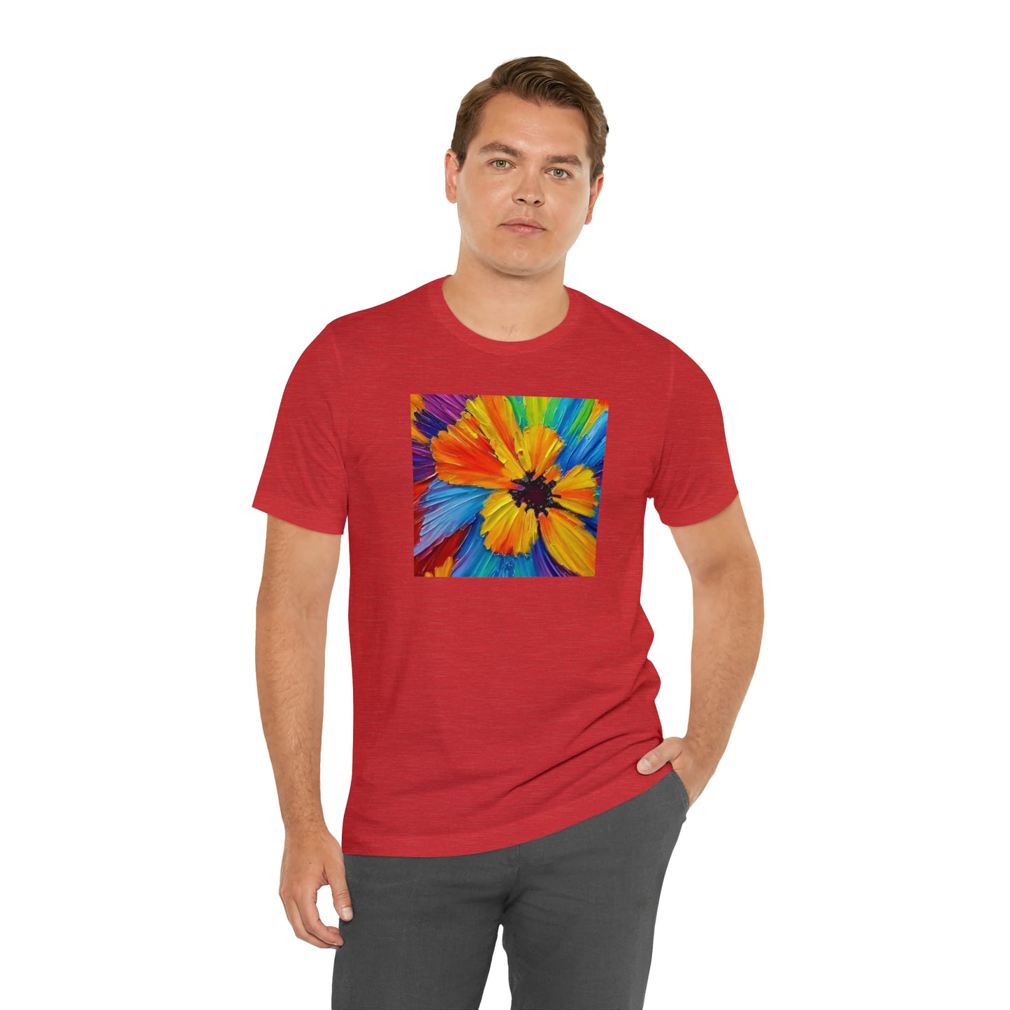 Oil Painted Flower Tee