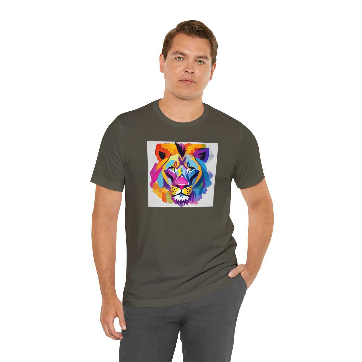 Lion Color Block Tee