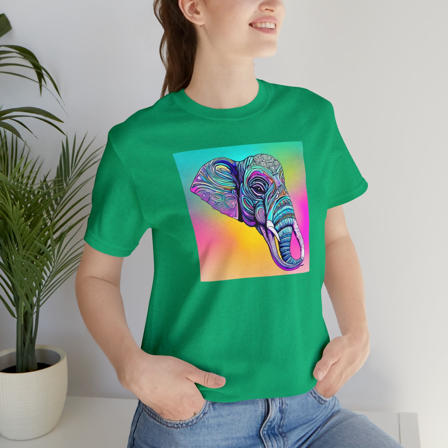 Hypnotic Elephant Head Tee