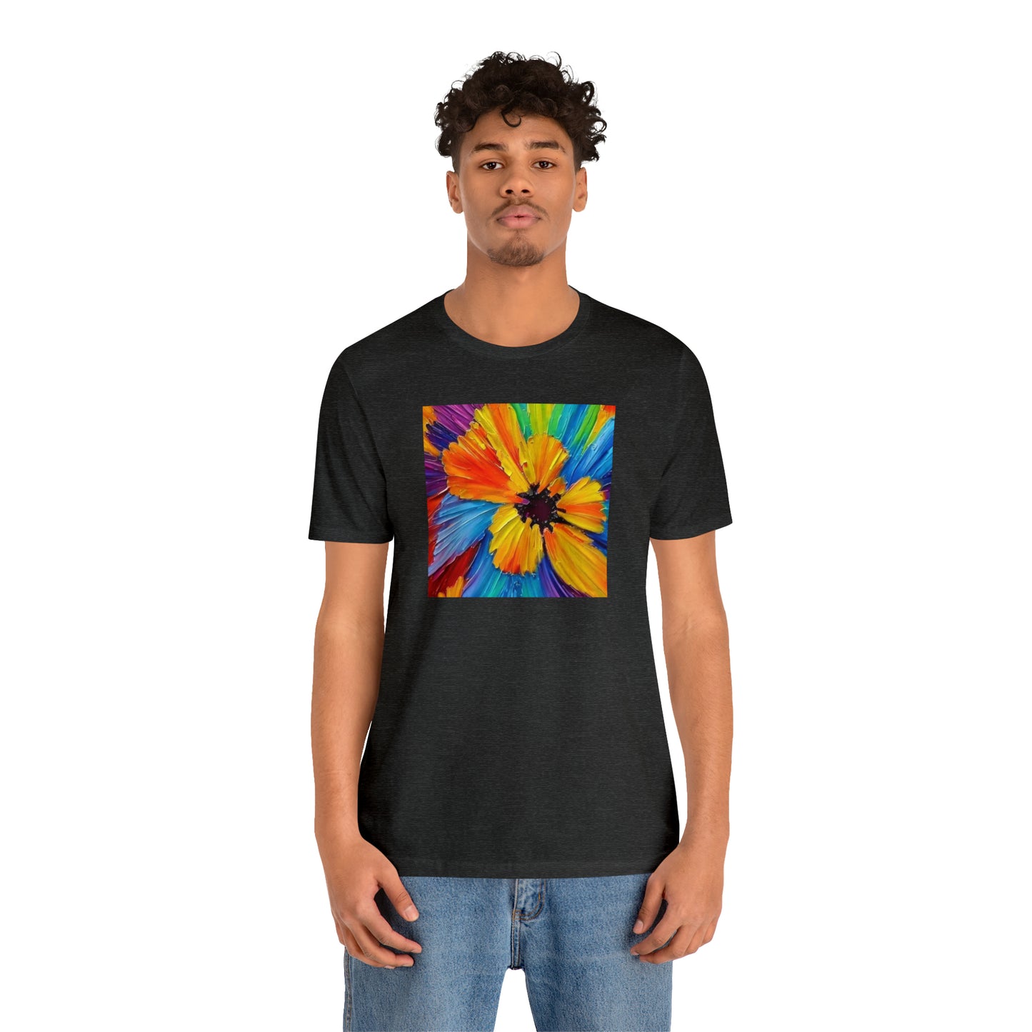 Oil Painted Flower Tee