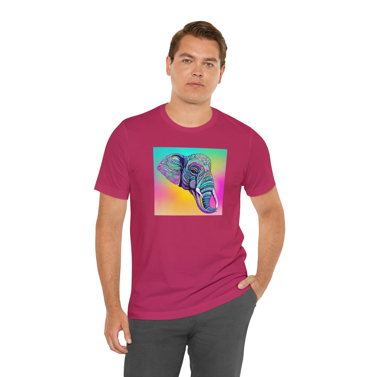 Hypnotic Elephant Head Tee
